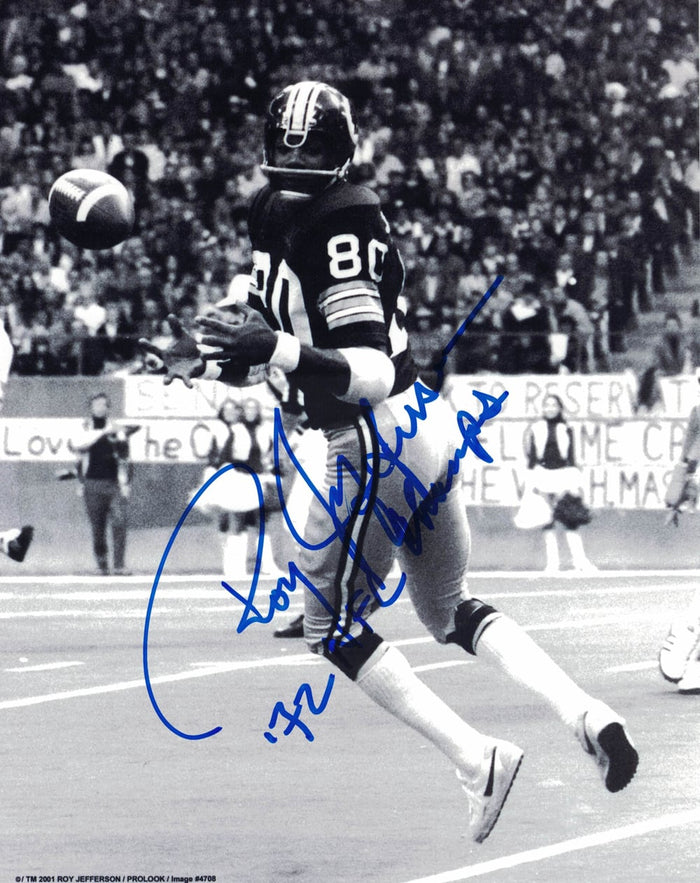 Roy Jefferson Signed Washington Redskins 8x10 Photo NFC Champs-Powers Sports Memorabilia