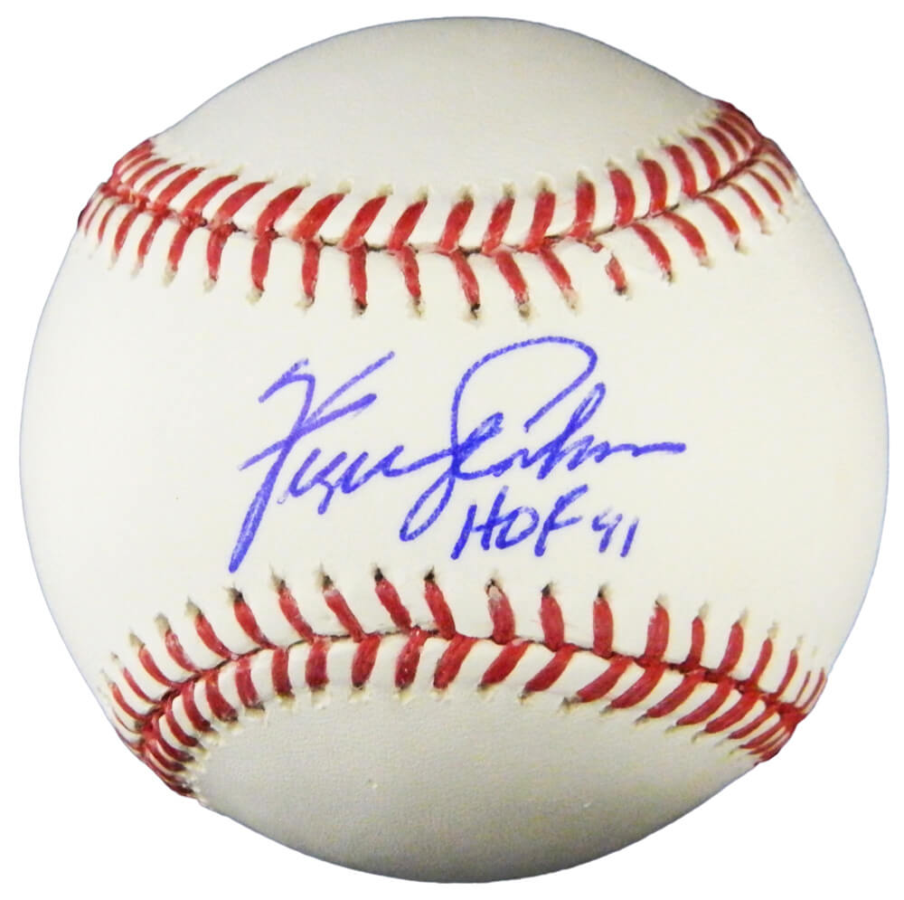 Fergie Jenkins Autographed Official MLB Baseball with HOF'91-Powers Sports Memorabilia