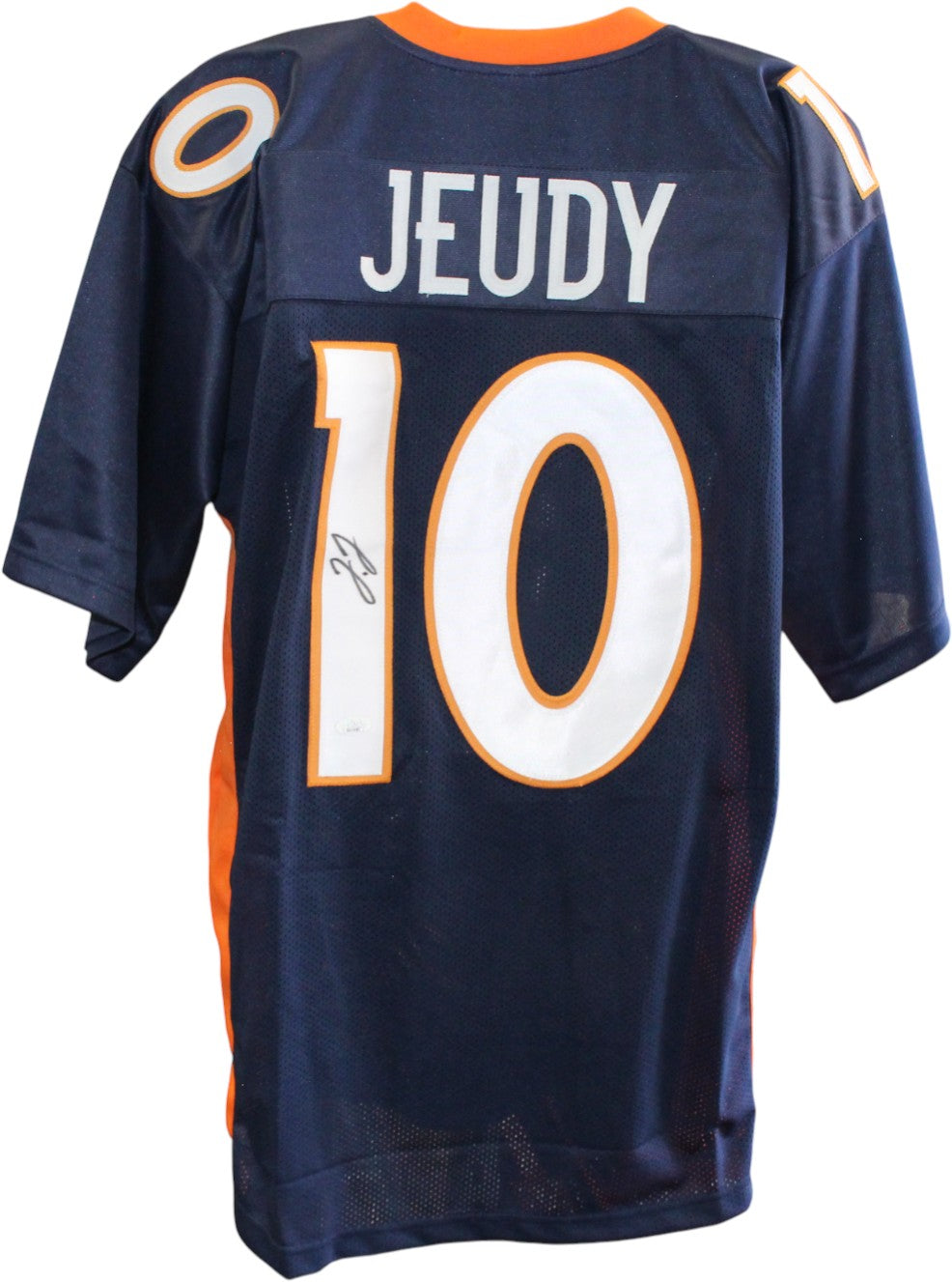Jerry Jeudy Denver Broncos Signed Jersey - Pro Style Size XL Navy JSA JSA-Powers Sports Memorabilia