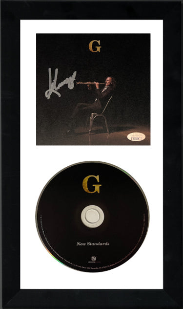 Kenny G Autographed 2021 New Standards 5x5 Art Card with Album Cover Booklet & CD- JSA #AC92506- 6.5x12 Custom Framing- Concord Records-Powers Sports Memorabilia