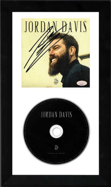 Jordan Davis Autographed 2020 Self Titled EP Cover with CD 6.5x12 Custom Framing- JSA (Country/Pop Music)-Powers Sports Memorabilia
