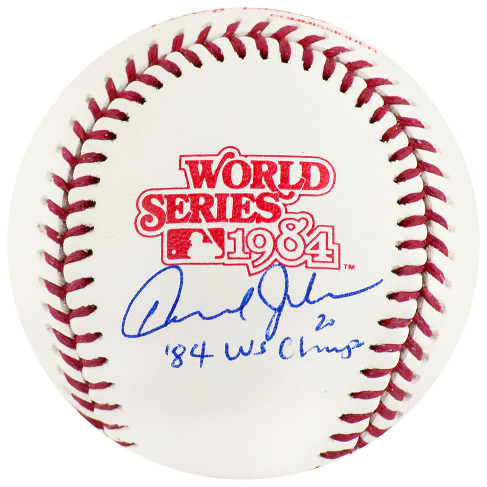 Howard Johnson Detroit Tigers Autographed Rawlings 1984 World Series
