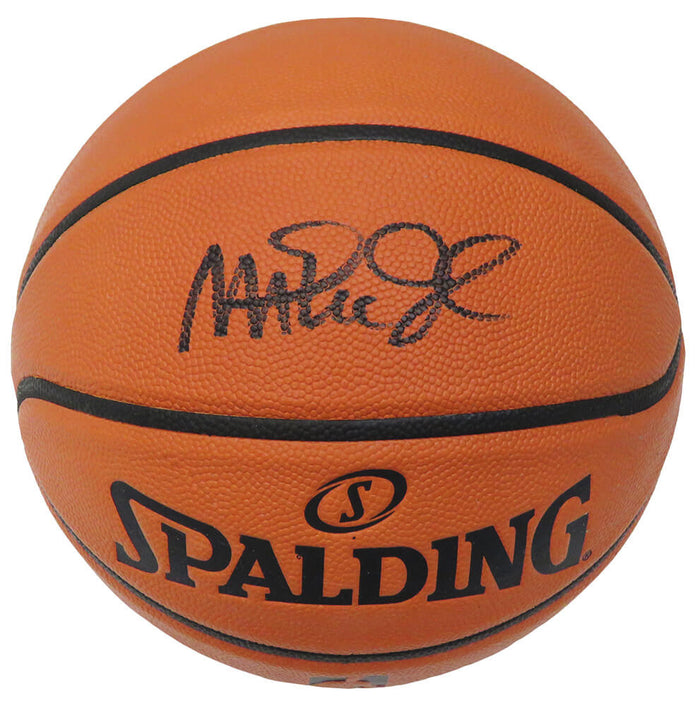 Orlando Magic Johnson Autographed Spalding Game Series Replica NBA-Powers Sports Memorabilia