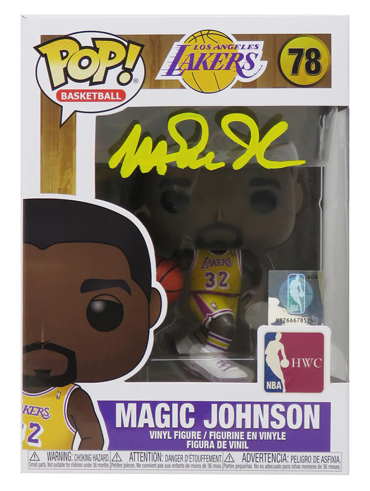 Magic Johnson Los Angeles Lakers Autographed Funko Pop #78