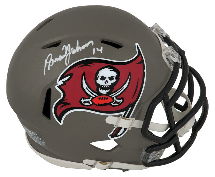 Brad Johnson Autographed Tampa Bay Buccaneers Throwback (97-13 Style) Riddell Speed Mini Helmet-Powers Sports Memorabilia