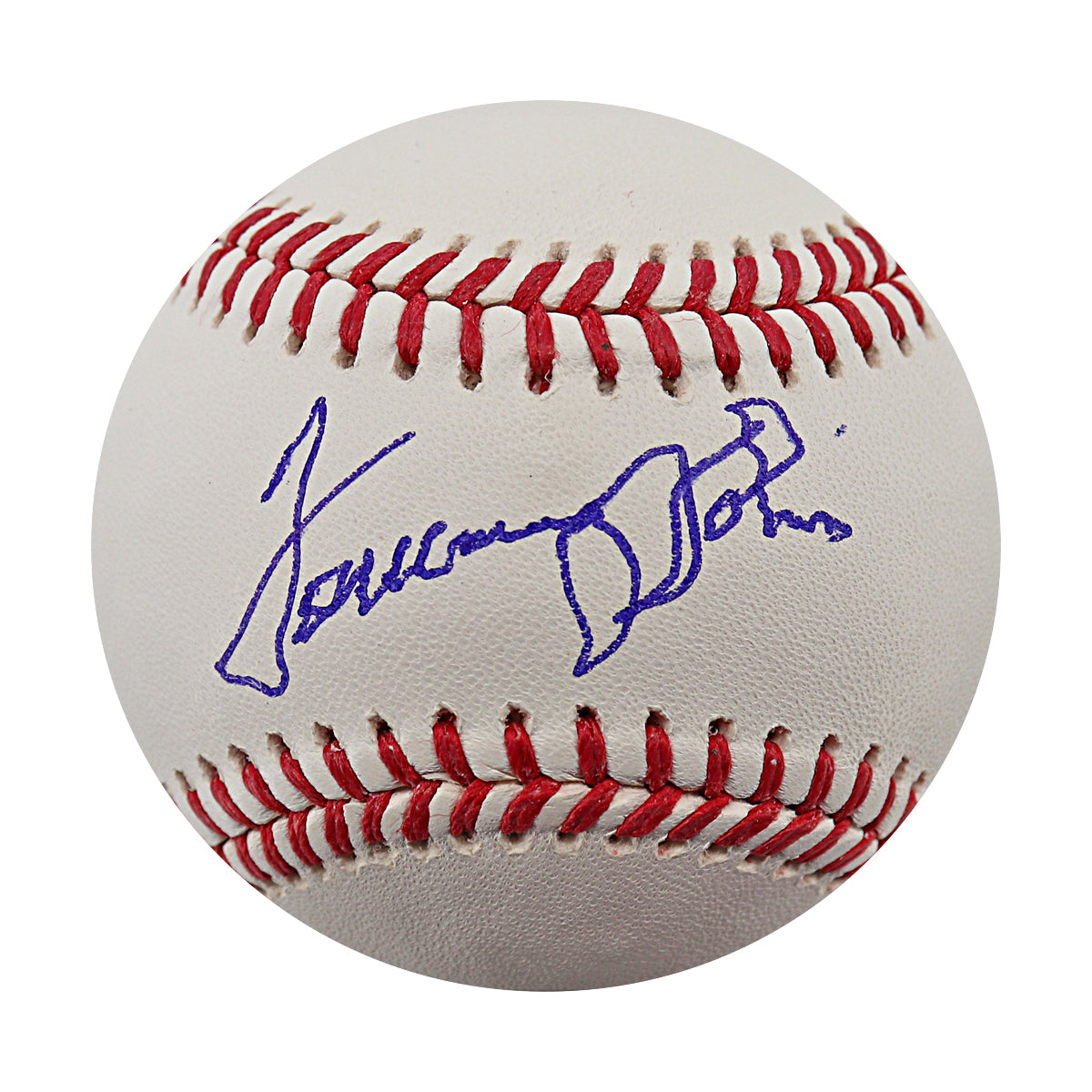 Tommy John Yankees Dodgers White Sox Signed MLB Baseball-Powers Sports Memorabilia