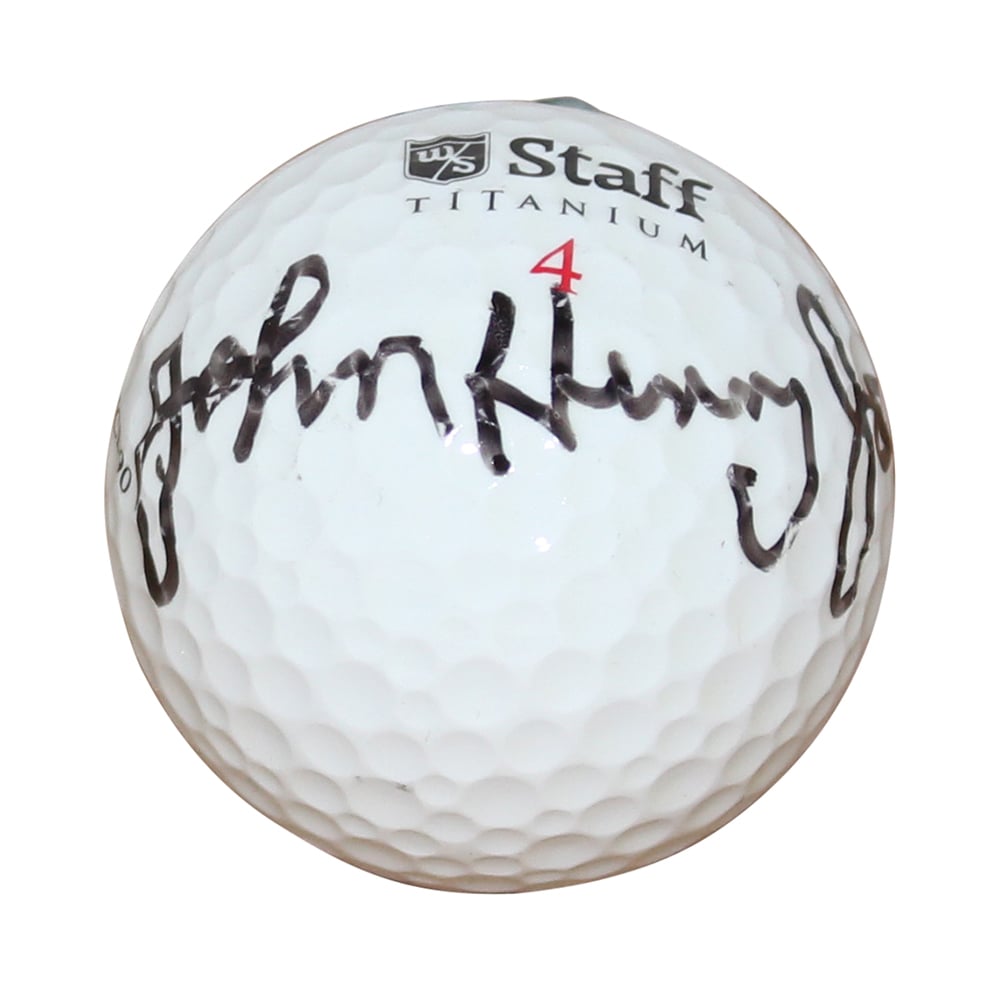 John Henry Johnson Pittsburgh Steelers Signed Golf Ball - Staff 4 Golf Ball Beckett Beckett-Powers Sports Memorabilia
