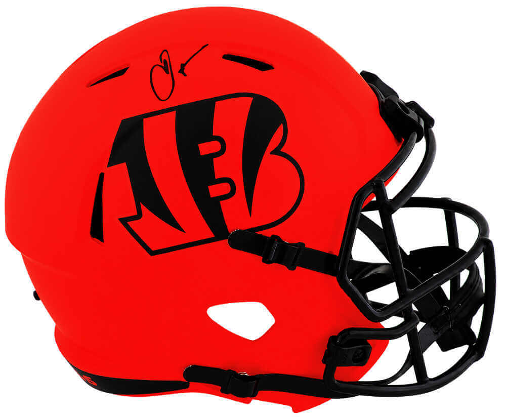 Chad Johnson Autographed Cincinnati Bengals RAVE Riddell Full Size Speed Replica Helmet-Powers Sports Memorabilia