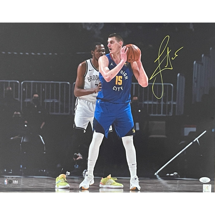 Nikola Jokic Signed Denver Nuggets 16x20 Photo – Photo Variation 4 – JSA Authenticated-Powers Sports Memorabilia