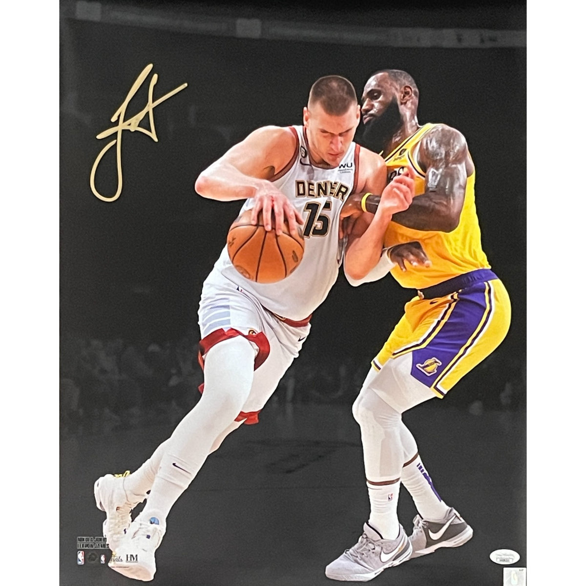 Nikola Jokic Denver Nuggets Signed 16x20 Photo - JSA JSA-Powers Sports Memorabilia