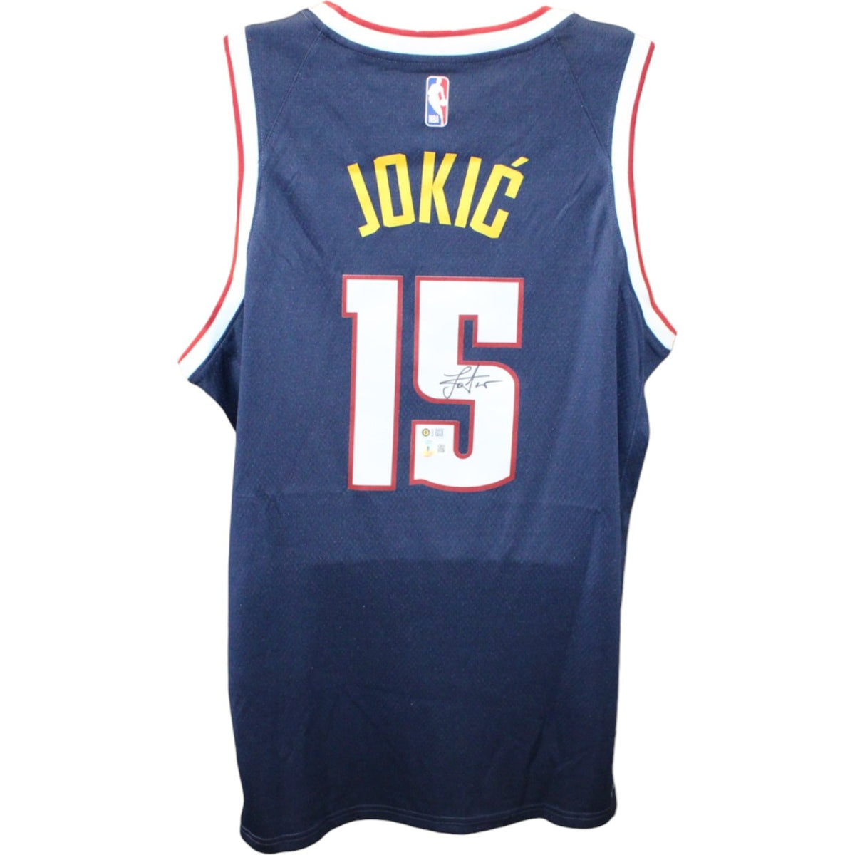 Nikola Jokic Signed Denver Nuggets Nike Navy Jersey – Beckett Authenticated-Powers Sports Memorabilia
