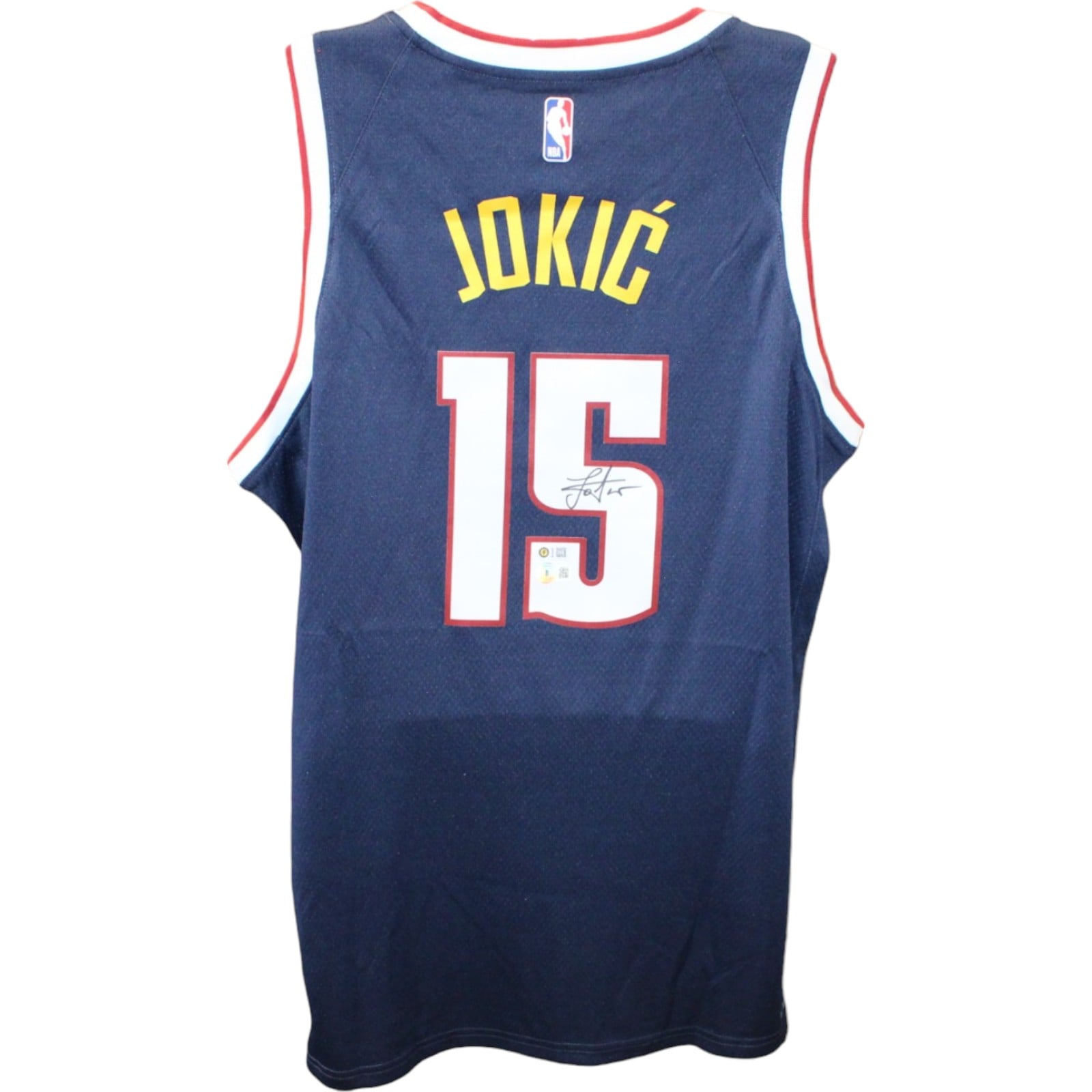 Nikola Jokic Signed Denver Nuggets Nike Navy Jersey – Beckett Authenticated-Powers Sports Memorabilia