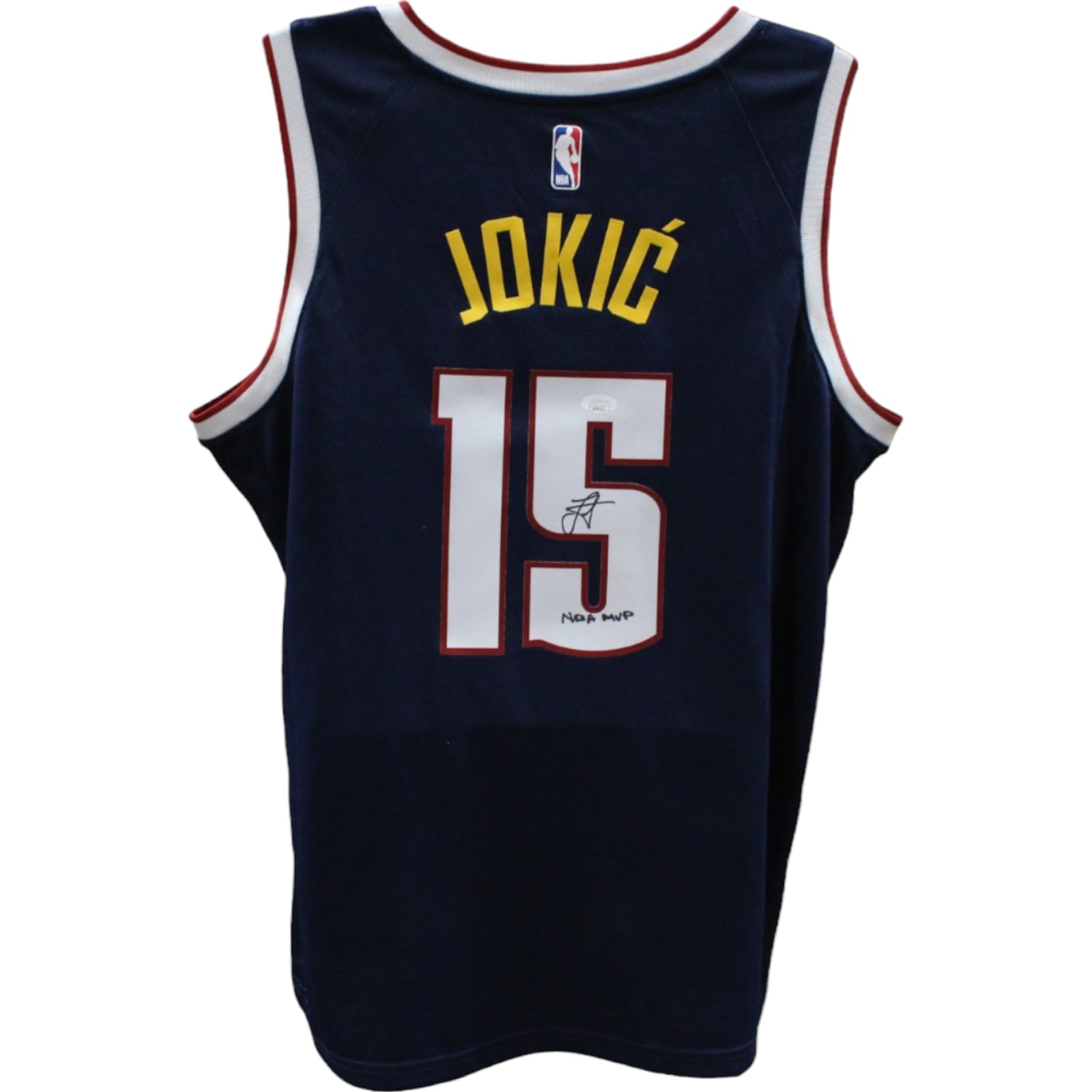 Nikola Jokic Signed Denver Nuggets Nike Navy Jersey MVP – JSA Authenticated-Powers Sports Memorabilia
