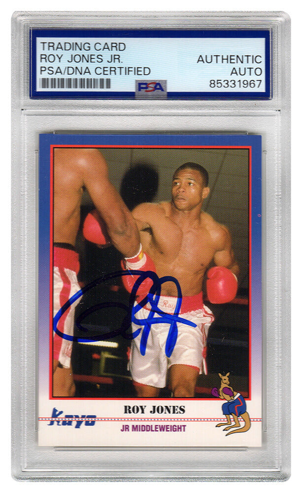 Roy Jones Jr. Autographed 1991 Kayo Boxing Trading Card #116 PSA-Powers Sports Memorabilia