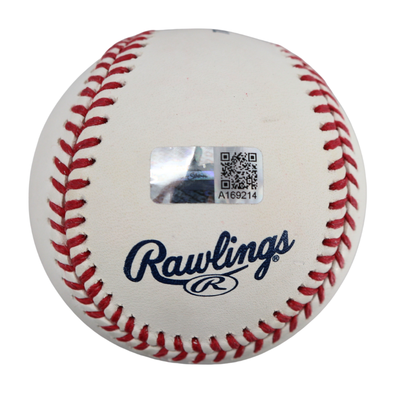 Andruw Jones Braves Yankees Signed Inscribed HOF Logo Baseball-Powers Sports Memorabilia