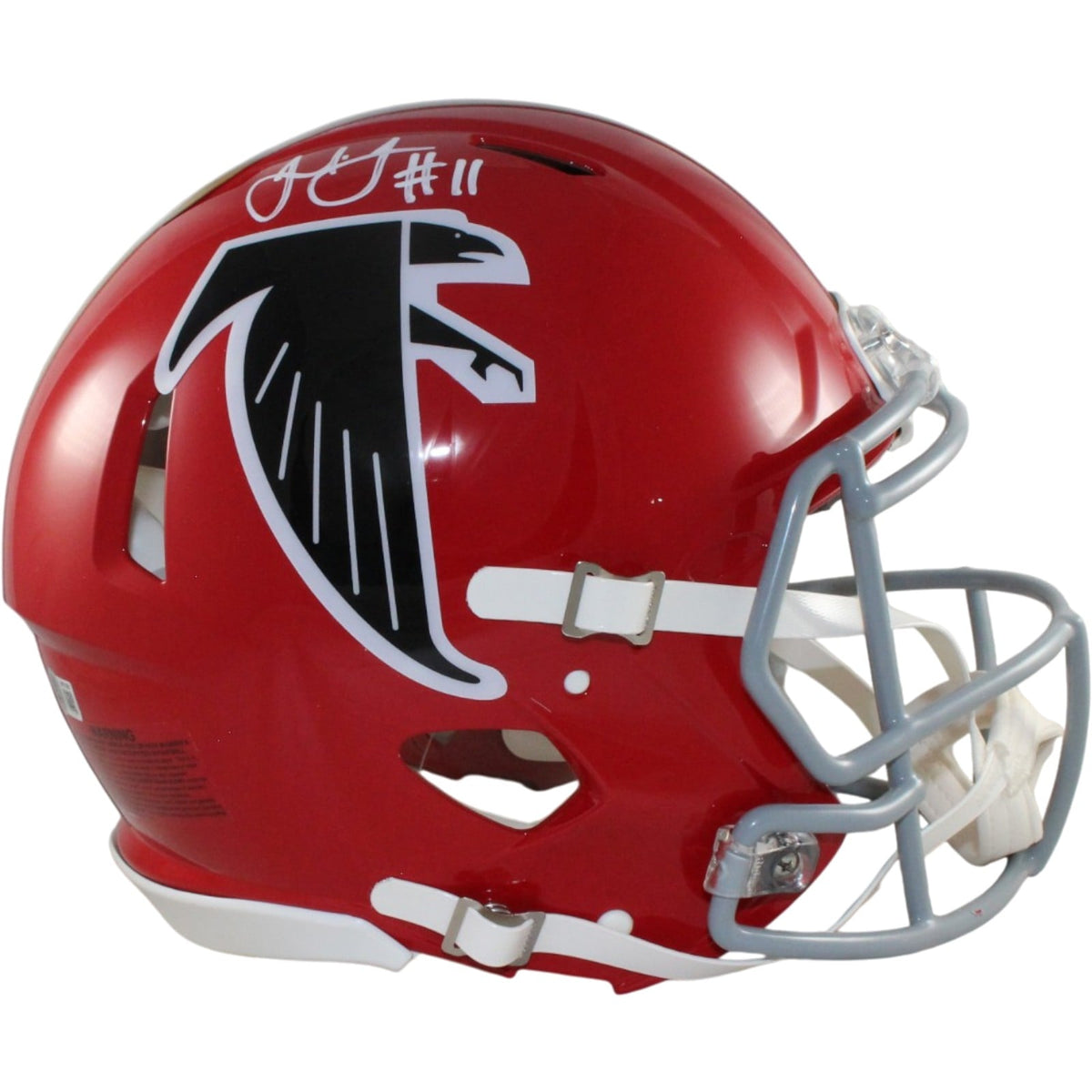 Julio Jones Autographed Atlanta Falcons Authentic TB Helmet Beckett WIT-Powers Sports Memorabilia
