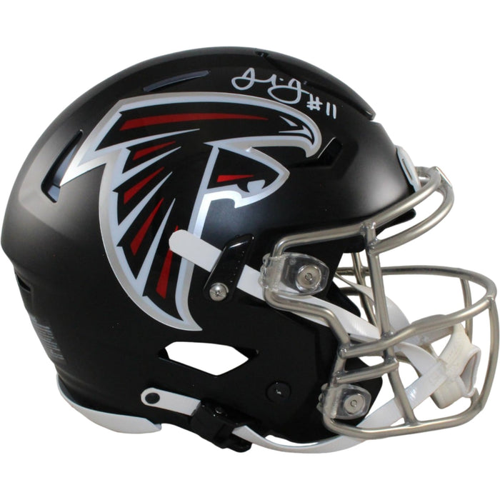 Julio Jones Signed Atlanta Falcons SpeedFlex Helmet – Beckett Witness Authenticated-Powers Sports Memorabilia