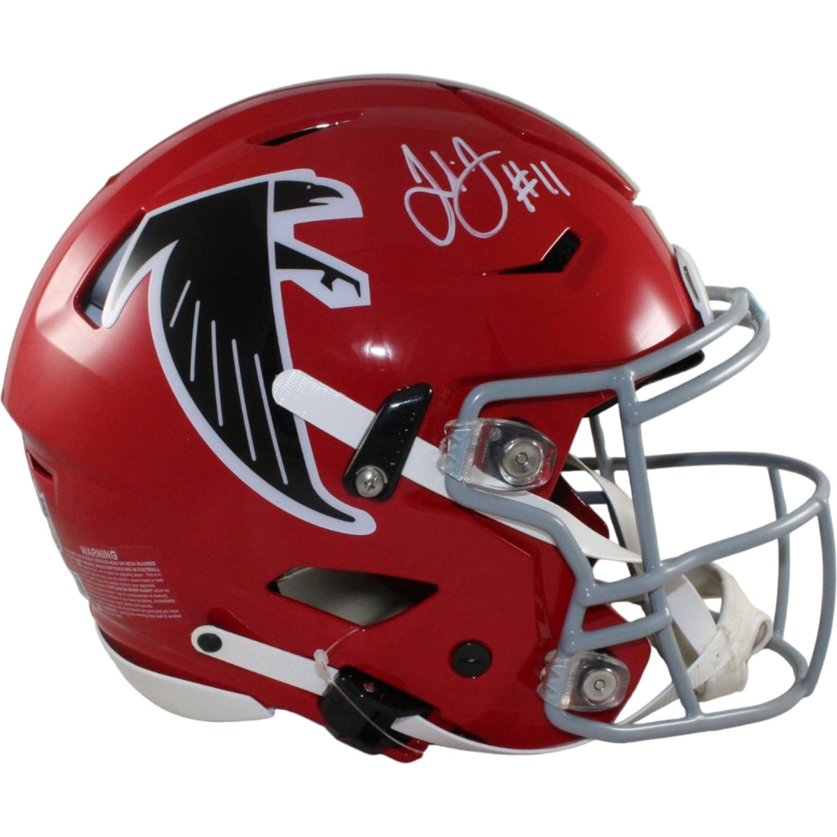 Julio Jones Signed Atlanta Falcons SpeedFlex TB Helmet Beckett WIT-Powers Sports Memorabilia