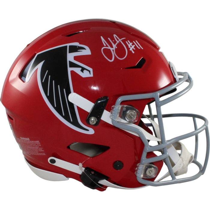 Julio Jones Signed Atlanta Falcons SpeedFlex TB Helmet Beckett WIT-Powers Sports Memorabilia