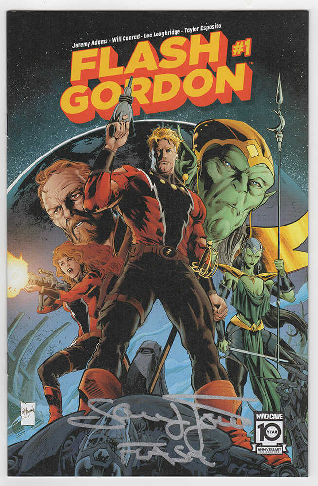 Sam J. Jones Autographed Flash Gordon Mad Cave 2024 Comic Book with Flash-Powers Sports Memorabilia