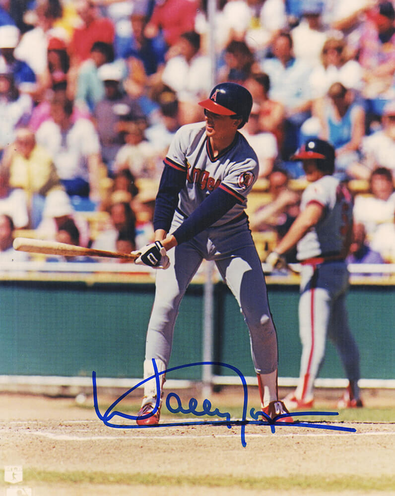Wally Joyner Los Angeles Angels Autographed Swinging 8x10 Photo-Powers Sports Memorabilia