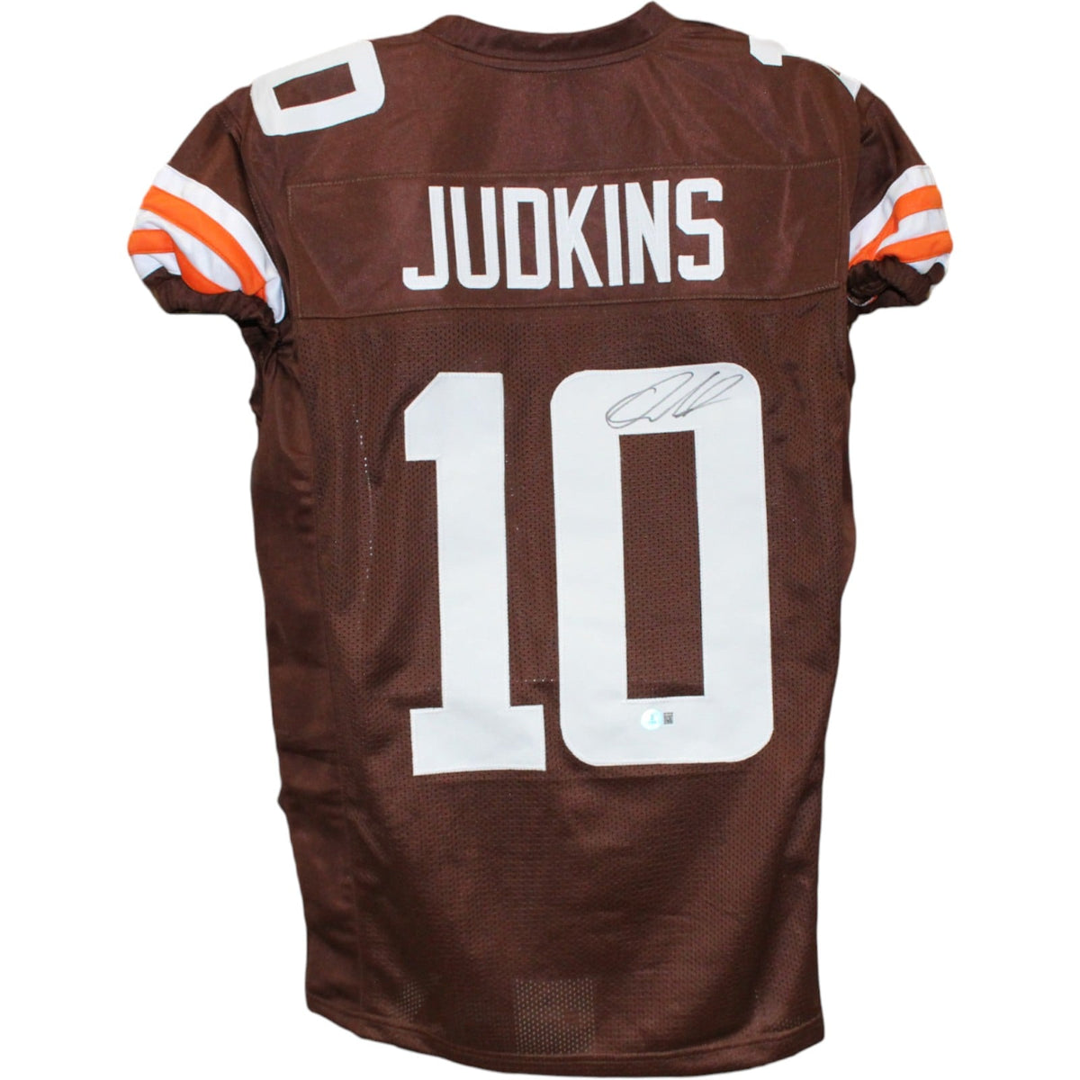 Quinshon Judkins Signed Pro Style Size XL Brown Jersey – Beckett Witness Authenticated-Powers Sports Memorabilia
