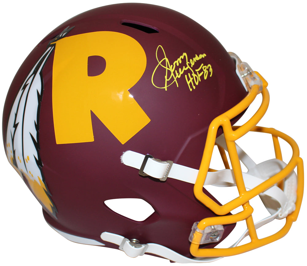 Sonny Jurgensen Washington Redskins F/S AMP Speed Signed Helmet BAS-Powers Sports Memorabilia