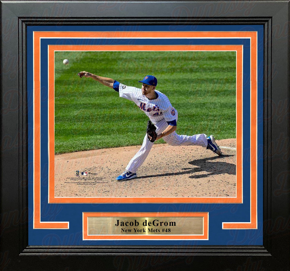 Jacob deGrom in Action New York Mets 8" x 10" Framed Baseball Display Photo-Powers Sports Memorabilia