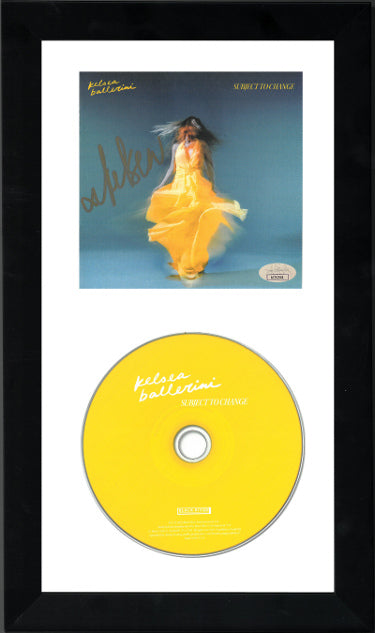 Kelsea Ballerini Autographed 2022 Subject To Change Album Cover Booklet with CD 6.5x12 Custom Framing- JSA-Powers Sports Memorabilia