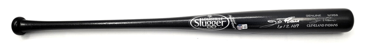 Jim Thome Autographed Louisville Slugger Game Model Bat W/612 HR Indians Phillies White Sox Twins Beckett Witnessed-Powers Sports Memorabilia