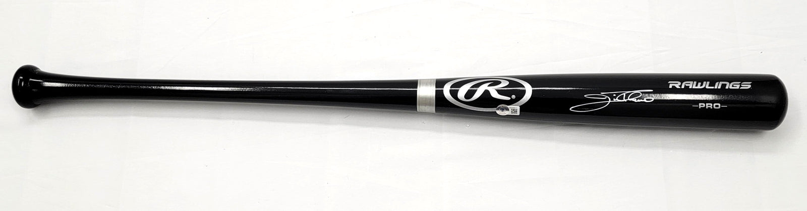 Jim Thome Signed Rawlings Black Bat Indians Phillies White Sox Twins - Beckett-Powers Sports Memorabilia