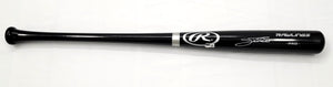 Jim Thome Autographed Rawlings Black Bat Indians Phillies White Sox Twins Beckett Witnessed-Powers Sports Memorabilia