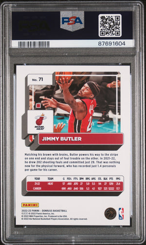 Jimmy Butler 2022 Panini Donruss Red Choice Basketball Card #71 Graded PSA 10-Powers Sports Memorabilia