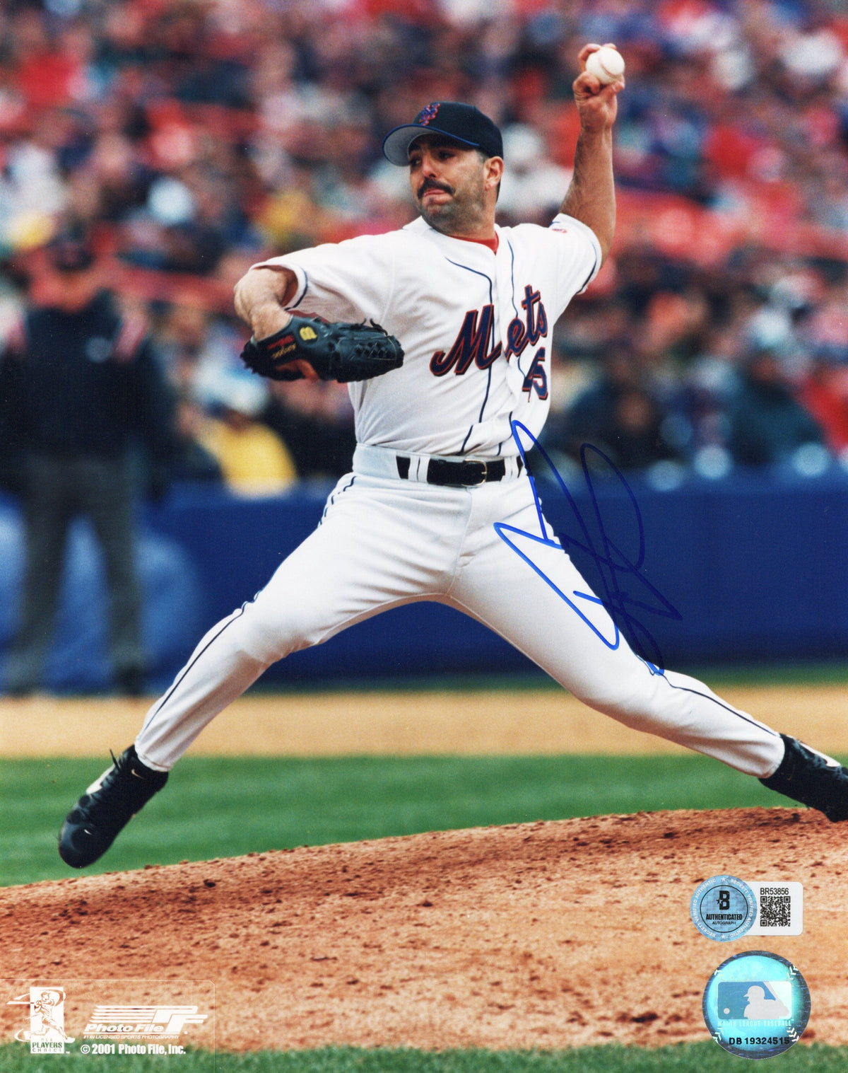 John Franco Signed New York Mets 8x10 Photo - Beckett-Powers Sports Memorabilia