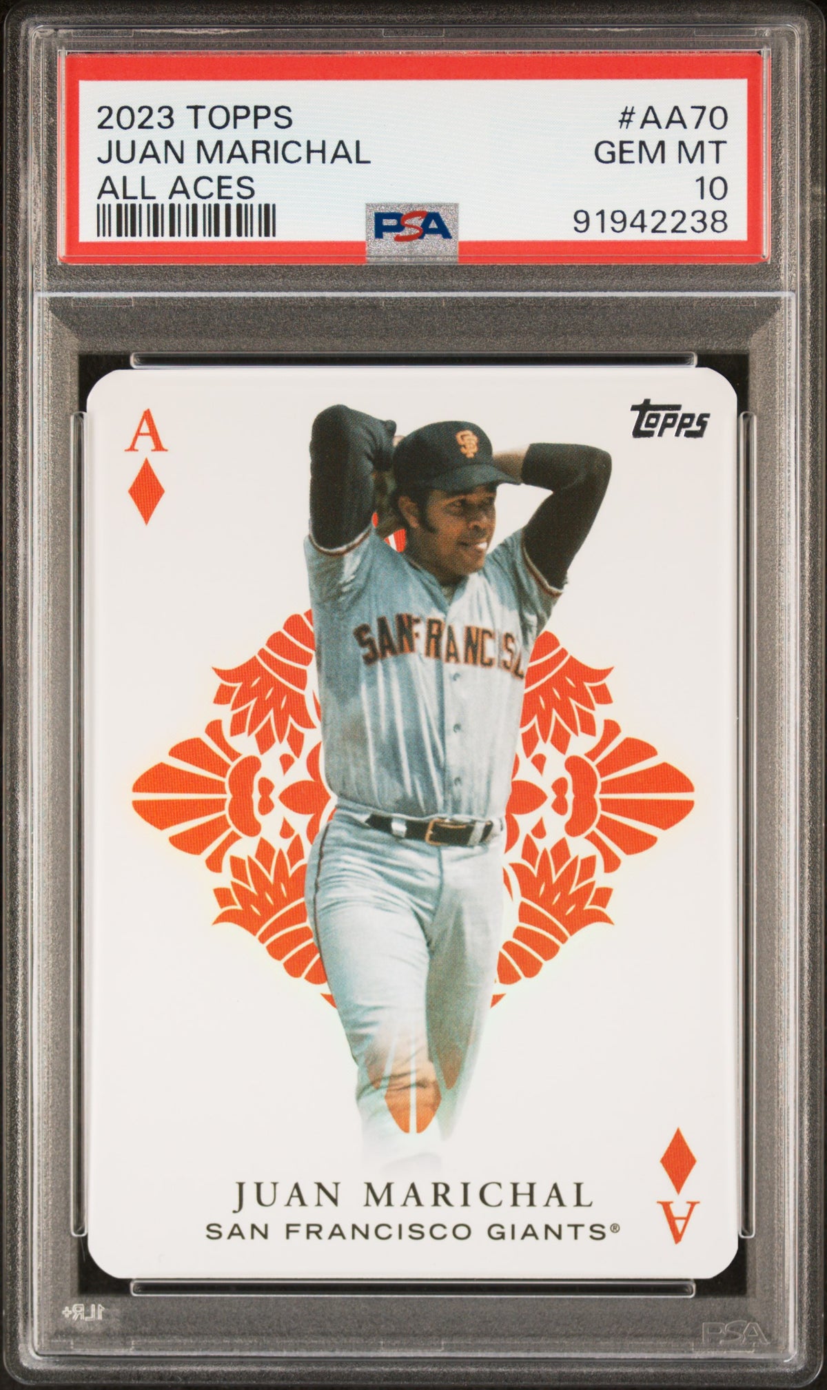 Juan Marichal 2023 Topps All Aces Baseball Card #AA70 Graded PSA 10-Powers Sports Memorabilia