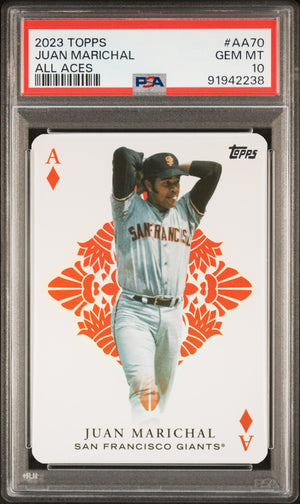 Juan Marichal 2023 Topps All Aces Baseball Card #AA70 Graded PSA 10-Powers Sports Memorabilia