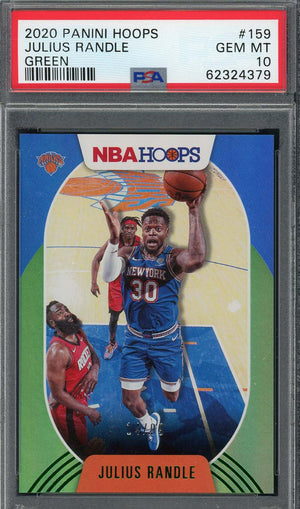Julius Randle 2020 Panini Hoops Green Basketball Card #159 PSA 10 /99-Powers Sports Memorabilia