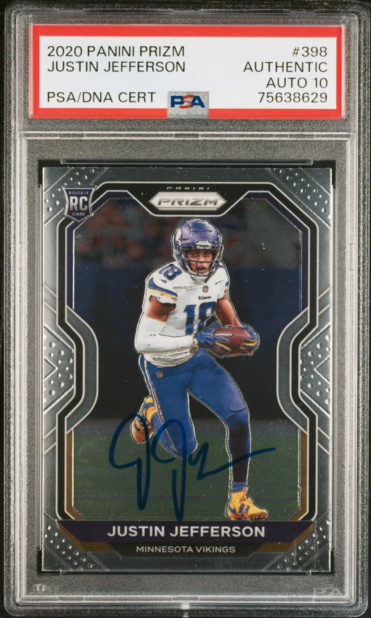 Justin Jefferson Autograph Signing - Rookie Card-Powers Sports Memorabilia