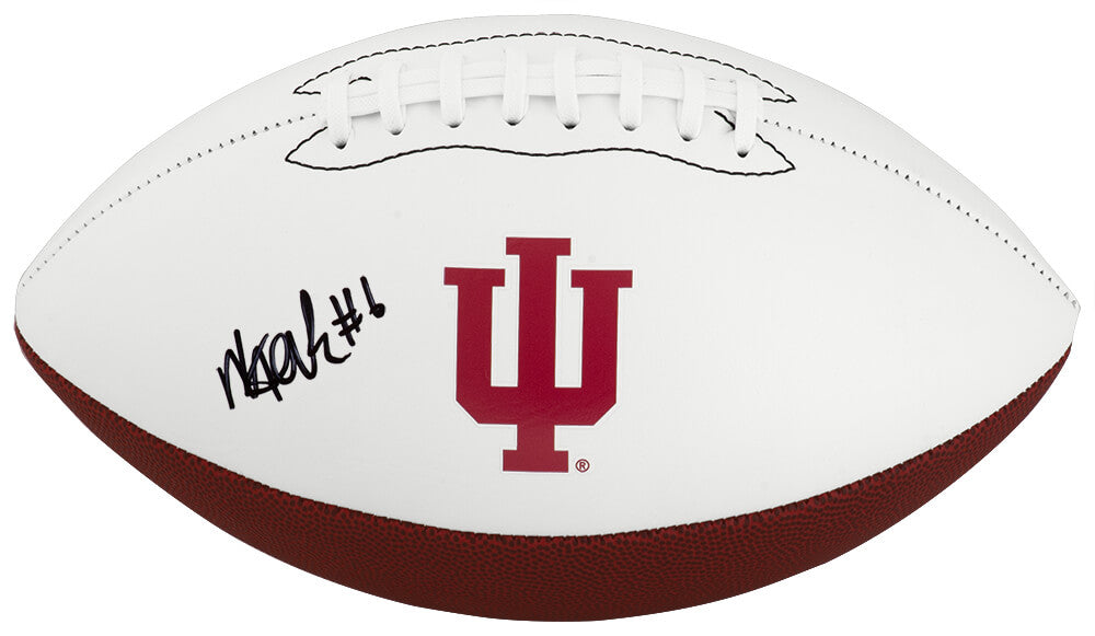 Mikail Kamara Autographed Indiana Hoosiers Logo Brands White Logo Football-Powers Sports Memorabilia