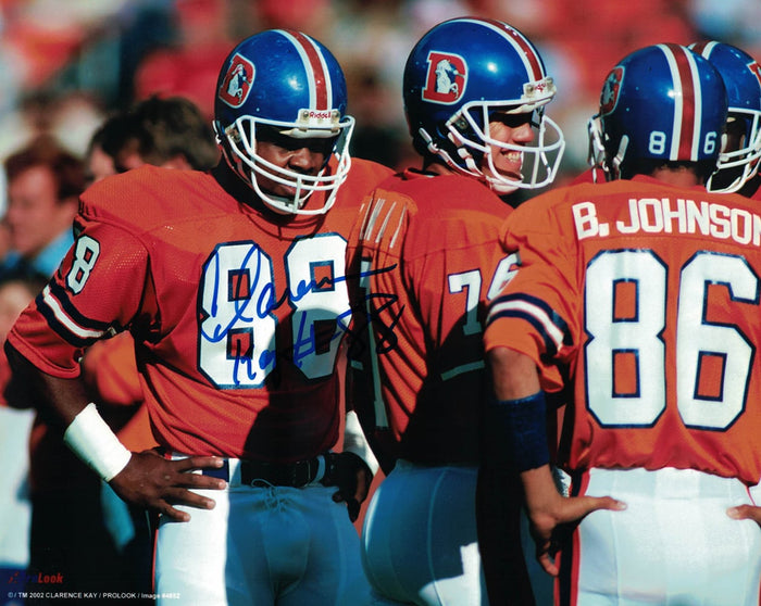 Clarence Kay Autographed Denver Broncos 8x10 Photo PF-Powers Sports Memorabilia