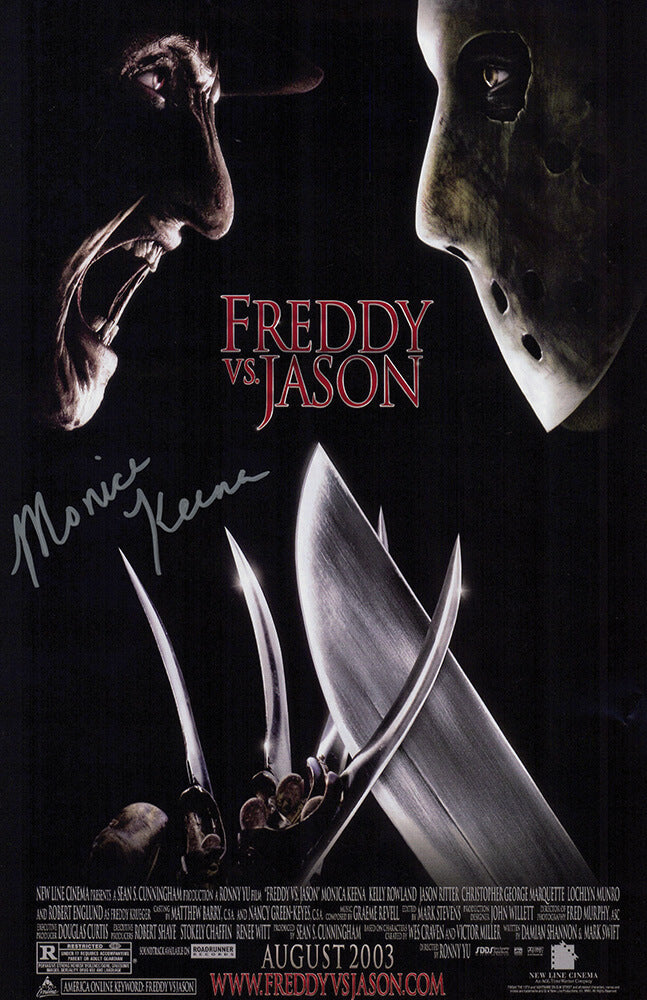 Monica Keena Autographed Freddy vs. Jason 11x17 Movie Poster-Powers Sports Memorabilia