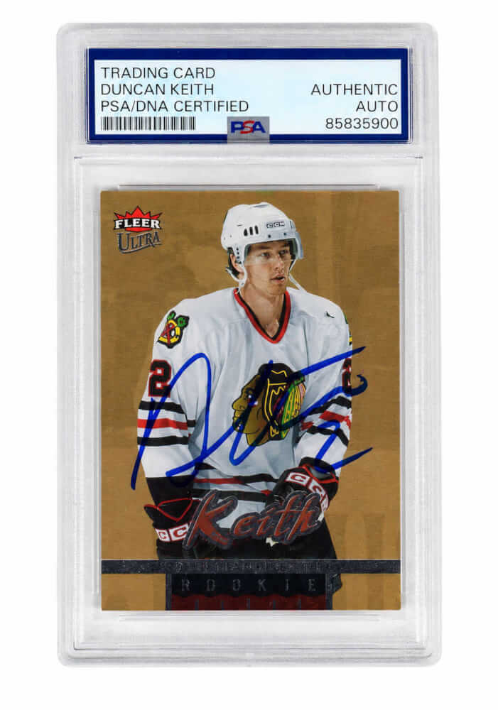 Duncan Keith Chicago Blackhawks Autographed 2006 Fleer Ultra Medallion-Powers Sports Memorabilia