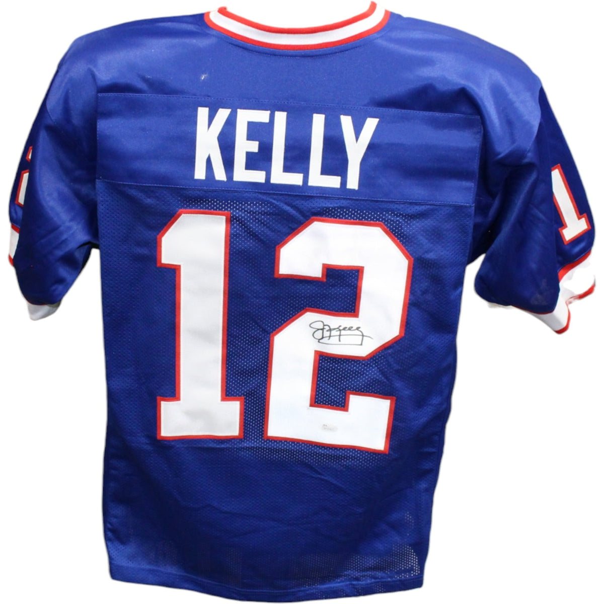 Jim Kelly Signed Pro Style Blue Jersey – JSA Authenticated-Powers Sports Memorabilia