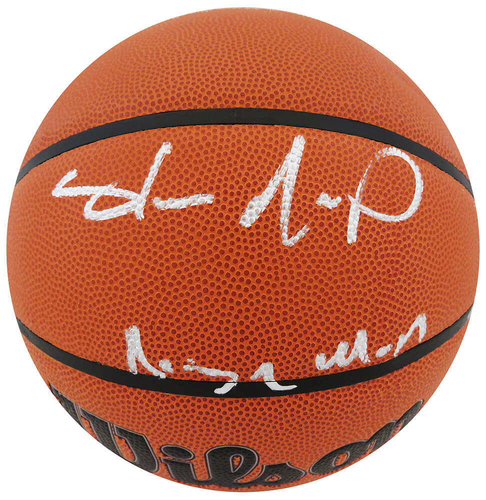 Shawn Kemp Autographed Wilson Indoor/Outdoor NBA Basketball with Reign Man-Powers Sports Memorabilia