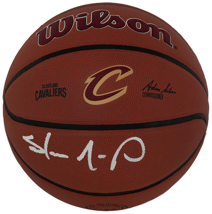 Shawn Kemp Autographed Cleveland Cavaliers Logo Wilson NBA Basketball-Powers Sports Memorabilia