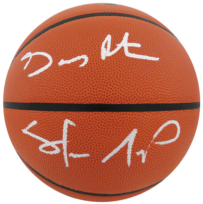 Gary Payton & Shawn Kemp Dual Autographed Wilson Indoor/Outdoor NBA-Powers Sports Memorabilia
