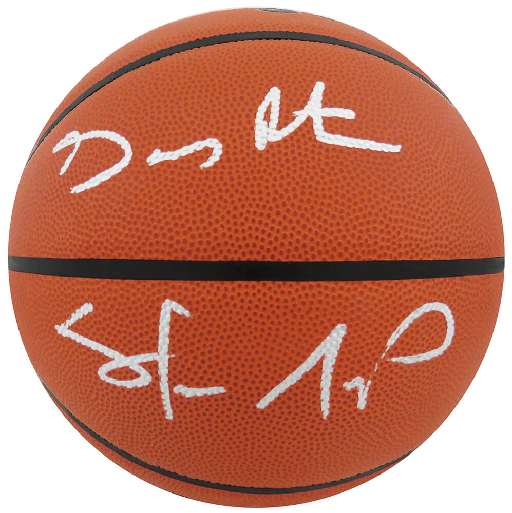 Gary Payton & Shawn Kemp Dual Autographed Wilson Indoor/Outdoor NBA-Powers Sports Memorabilia