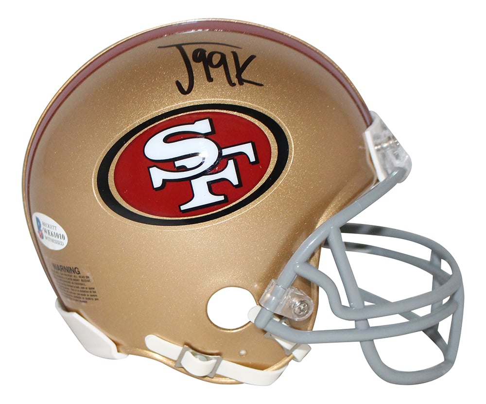 Javon Kinlaw Signed San Francisco 49ers Mini Helmet – Beckett Authenticated-Powers Sports Memorabilia