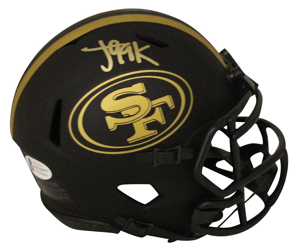 Javon Kinlaw San Francisco 49ers Eclipse Signed Mini Helmet BAS-Powers Sports Memorabilia