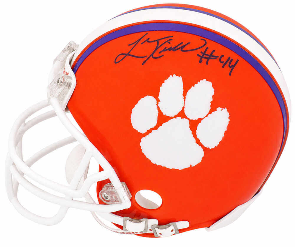 Levon Kirkland Autographed Clemson Tigers Riddell (VSR4) Mini Helmet-Powers Sports Memorabilia